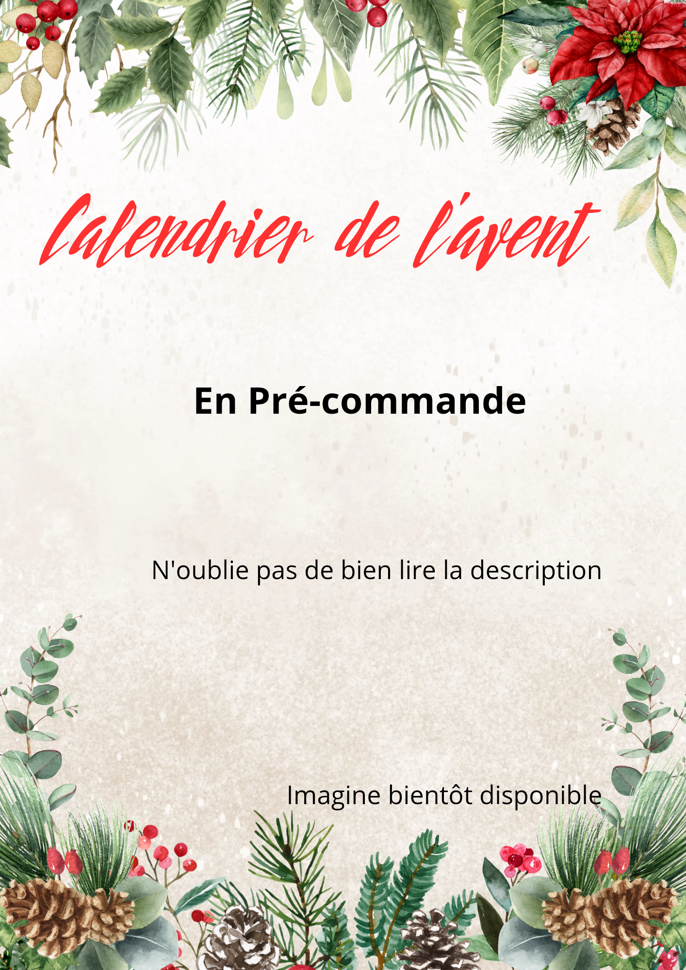 Calendrier de l'Avent🎅