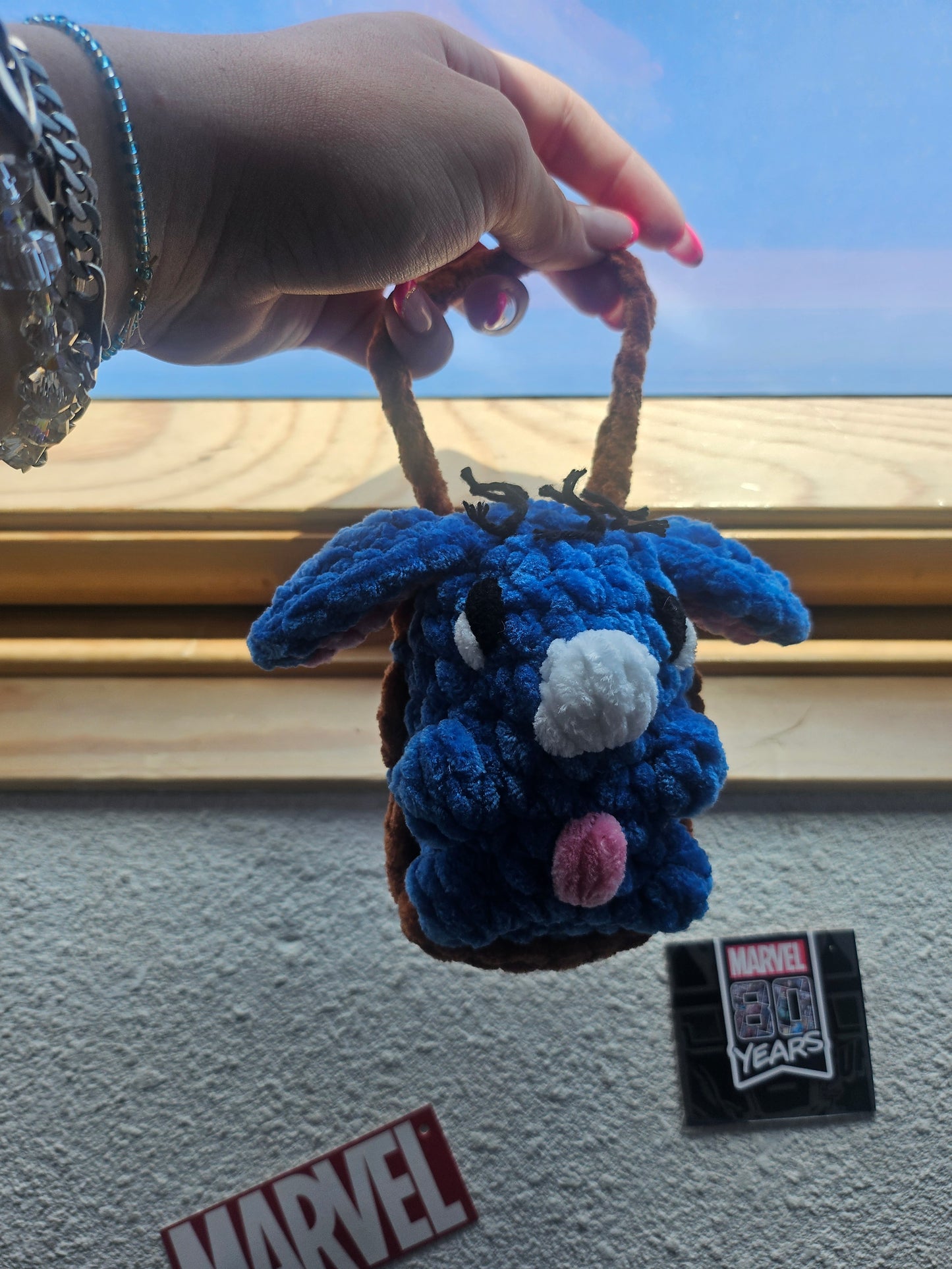 Déco de rétroviseur Bourriquet 💙