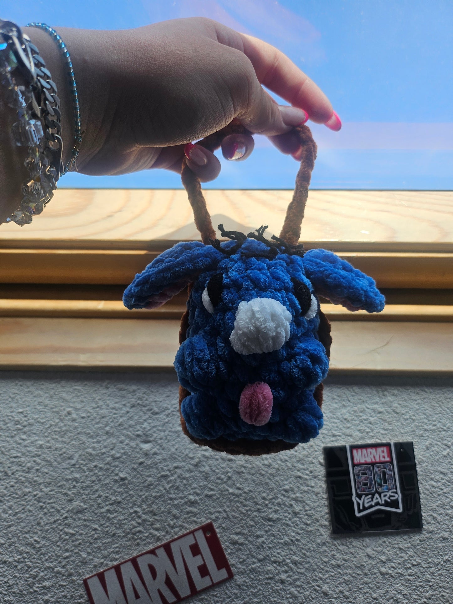Déco de rétroviseur Bourriquet 💙